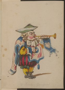 Der Liebe Wahn und Wahrheit, Titel der Serie: Figurinen des k.k. Hof-Burgtheaters