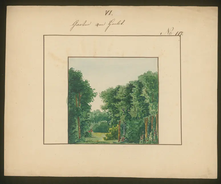 Hamlet, Prinz von Dänemark, Titel der Serie: Dekorationsfundus der Hoftheater (Altbestand aus der ersten Hälfte des 19. Jh.)