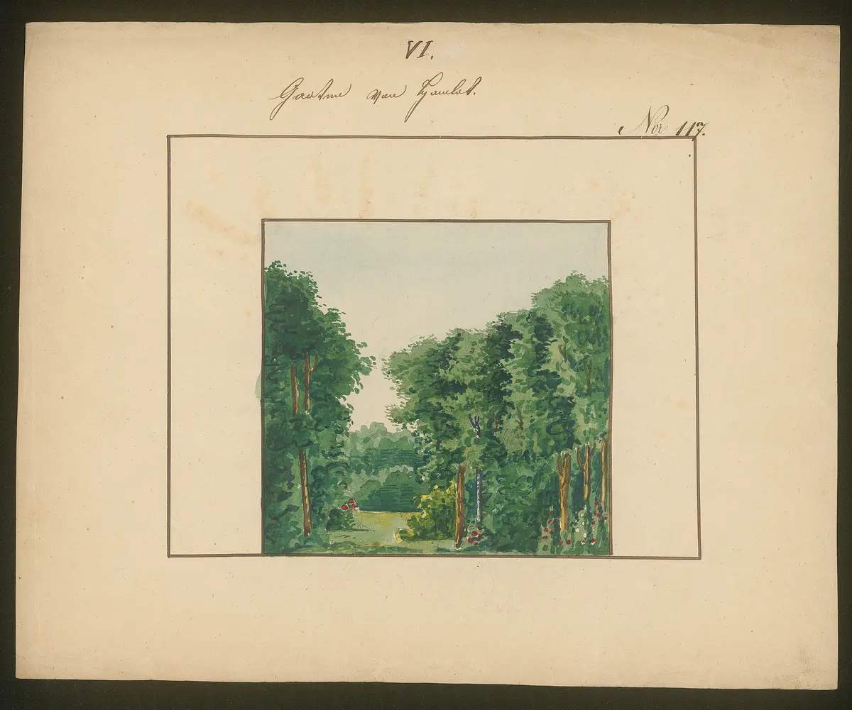 Hamlet, Prinz von Dänemark, Titel der Serie: Dekorationsfundus der Hoftheater (Altbestand aus der ersten Hälfte des 19. Jh.)