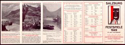 Salzburger Festspiele 1949, Verweis auf Stücktitel: Fidelio, Verweis auf Stücktitel: Orpheus und Eurydike, Verweis auf Stücktitel: Titus, Verweis auf Stücktitel: Zauberflöte, Verweis auf Stücktitel: Antigone, Verweis auf Stücktitel: Rosenkavalier, Verweis auf Stücktitel: Jedermann, Verweis auf Stücktitel: Clavigo, Verweis auf Stücktitel: Iphigenie