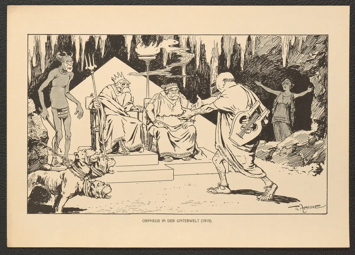 Orpheus in der Unterwelt. (1919), Titel der Serie: Theo Zasche's Lachendes Wien