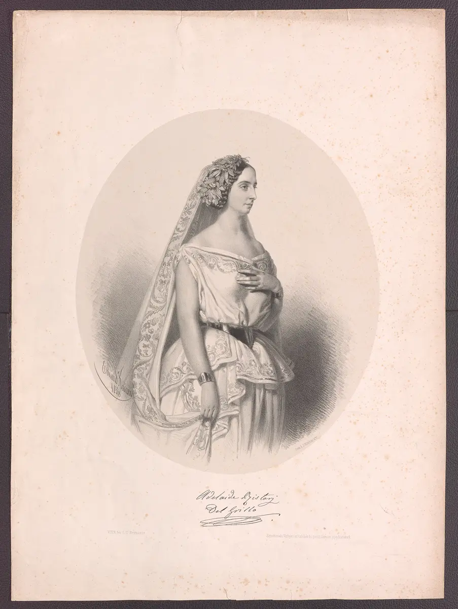 Adelaide Ristori, Verweis auf Stücktitel: Myrrha