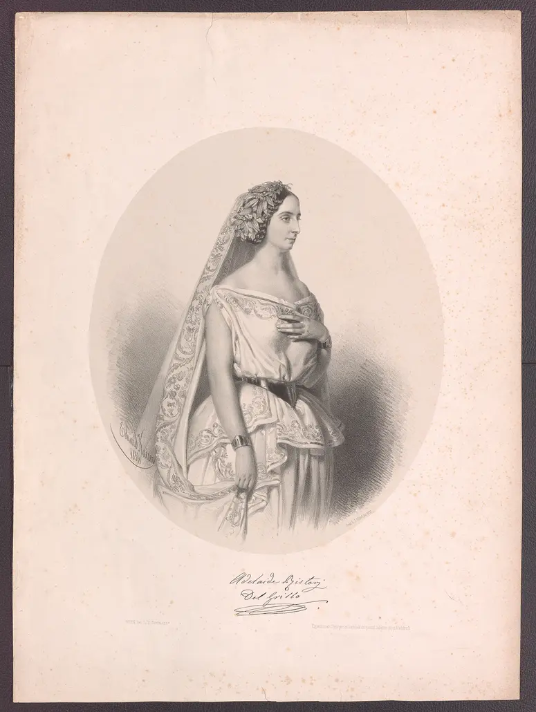 Adelaide Ristori, Verweis auf Stücktitel: Myrrha