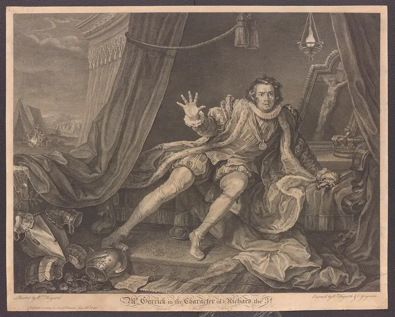 David Garrick, Verweis auf Stücktitel: Richard III.