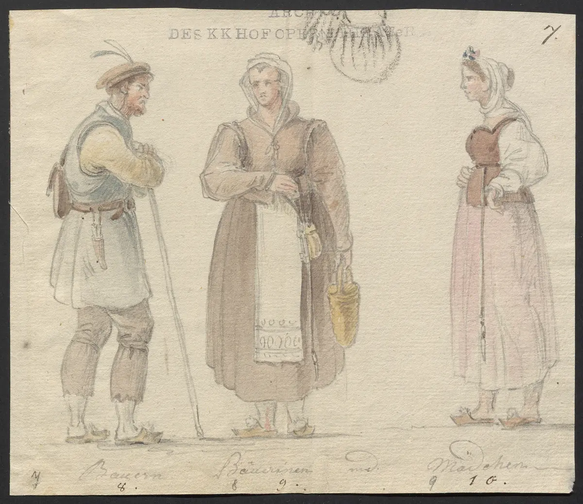 Mathilde von Guise, Originaltitel: Mademoiselle de Guise, Titel der Serie: Figurinen des k.k. Hofoperntheaters