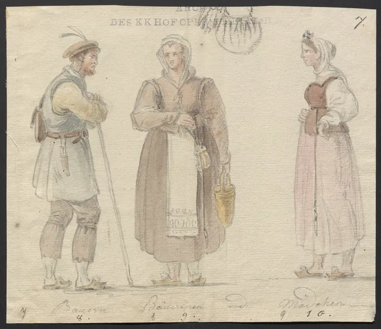 Mathilde von Guise, Originaltitel: Mademoiselle de Guise, Titel der Serie: Figurinen des k.k. Hofoperntheaters