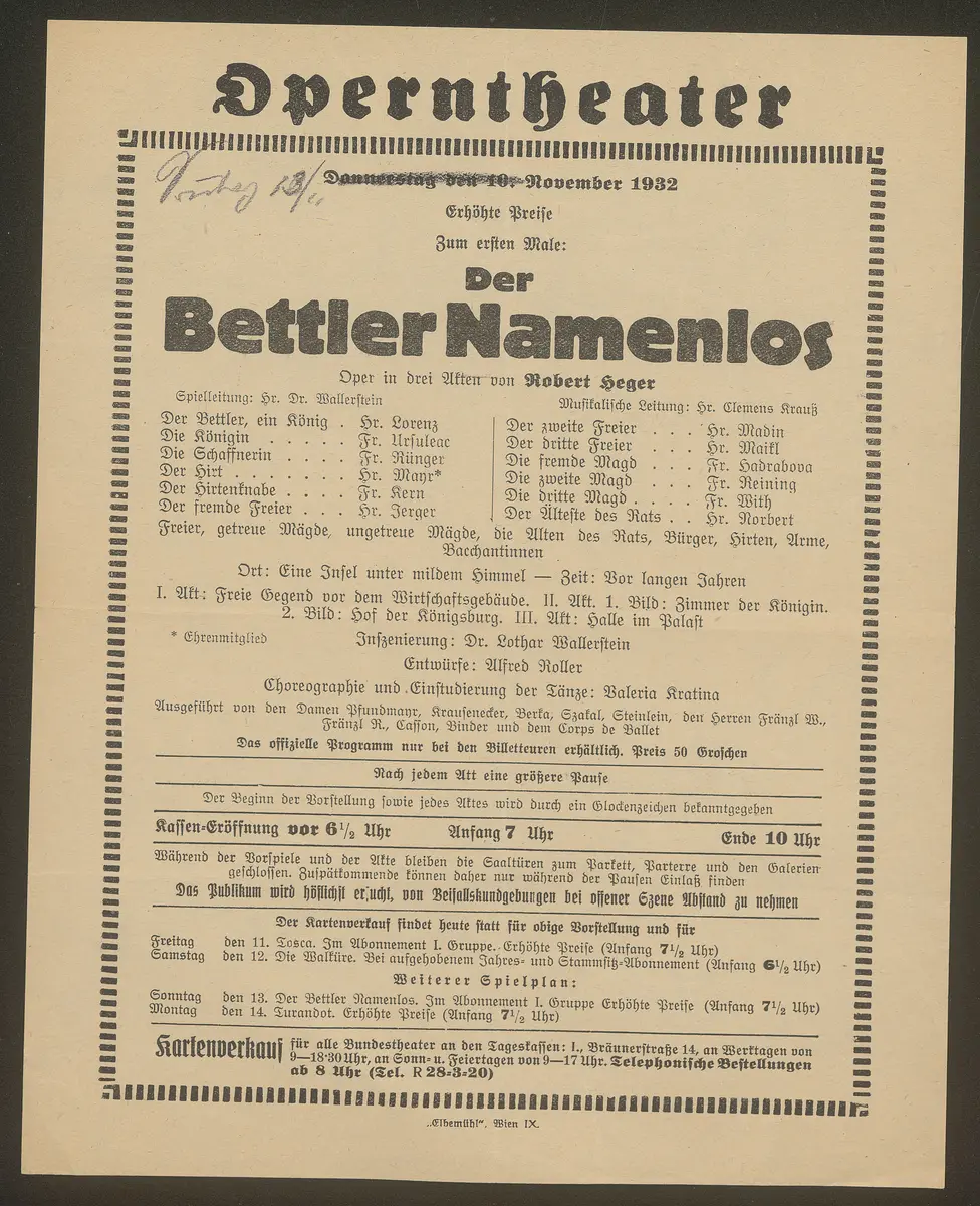 Der Bettler Namenlos