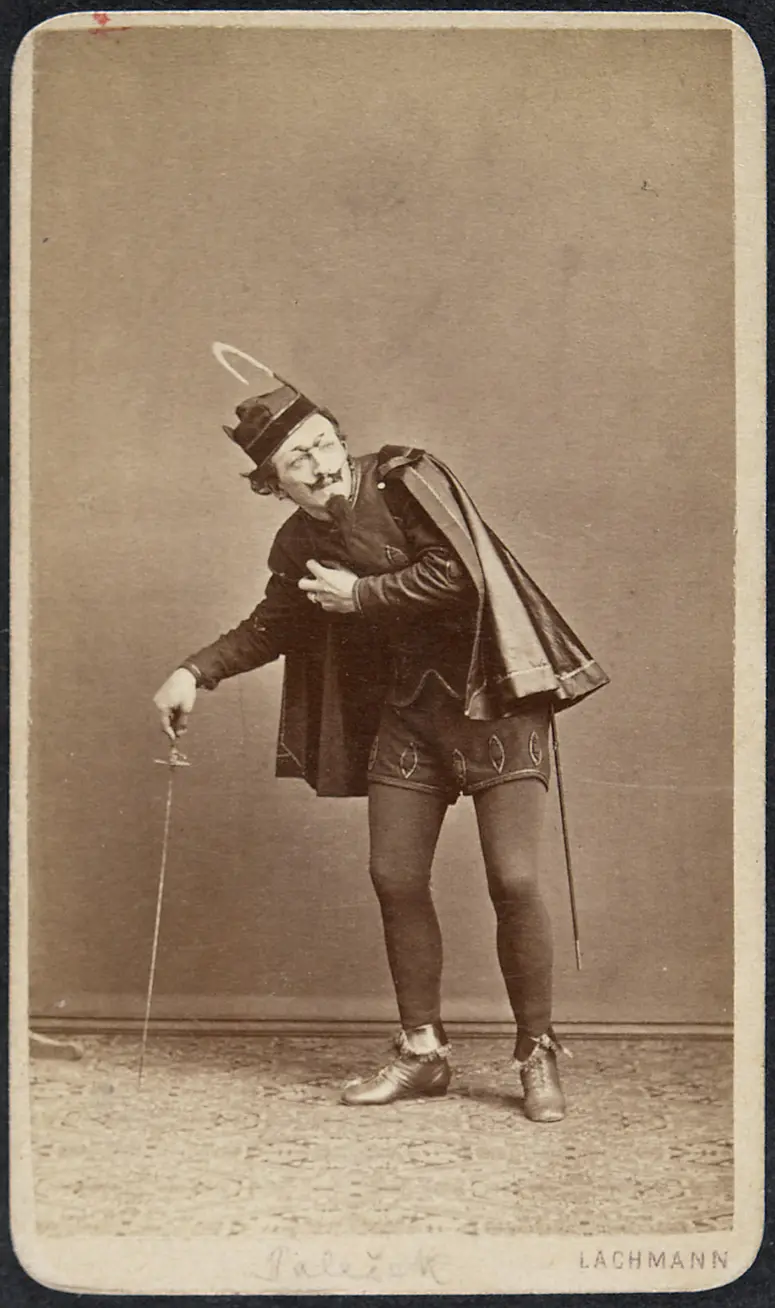 Hr. Paleutz (?), Verweis auf Stücktitel: Faust