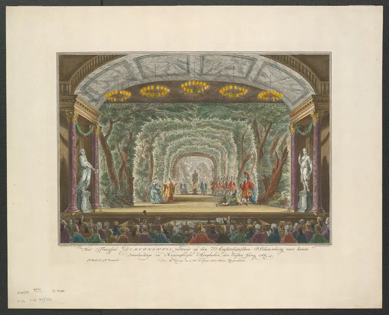 Demophontes, Titel der Serie: Toneeldecors van de Amsterdamse Schouwburg (Theaterdekorationen der Amsterdamer Schauburg)