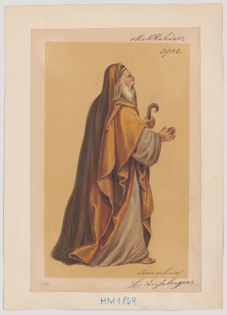 Die Makkabäer, Titel der Serie: Figurinen des k.k. Hof-Burgtheaters