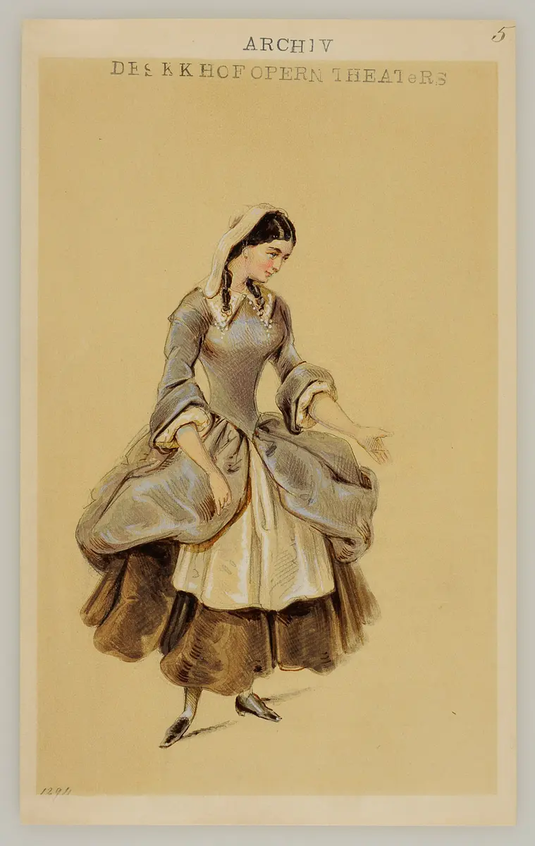 La Cenerentola, ossia La bontà in trionfo, Suchtitel: La Cenerentola, ossia La bonta in trionfo, Alternativtitel: Aschenbrödel, oder Der Triumph des Guten, Alternativtitel: Angelina, Titel der Serie: Figurinen des k.k. Hofoperntheaters