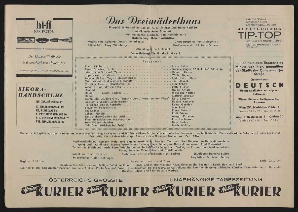 Das Dreimäderlhaus