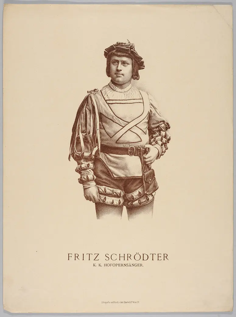 Fritz Schrödter, Verweis auf Stücktitel: Die Meistersinger