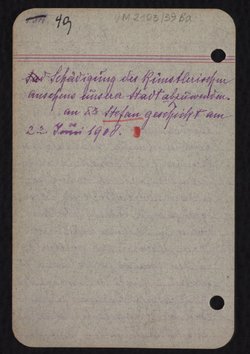 Aufzeichnung
