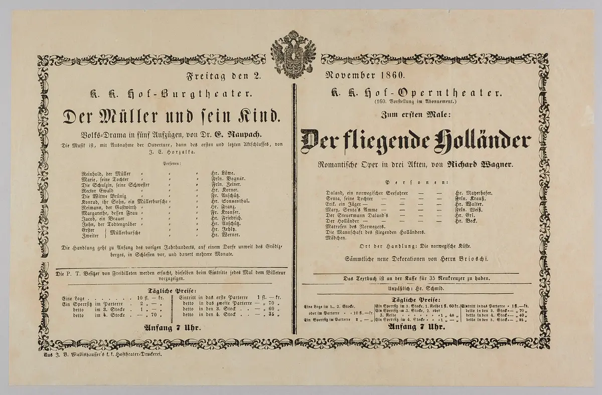 Der fliegende Holländer, Der Müller und sein Kind