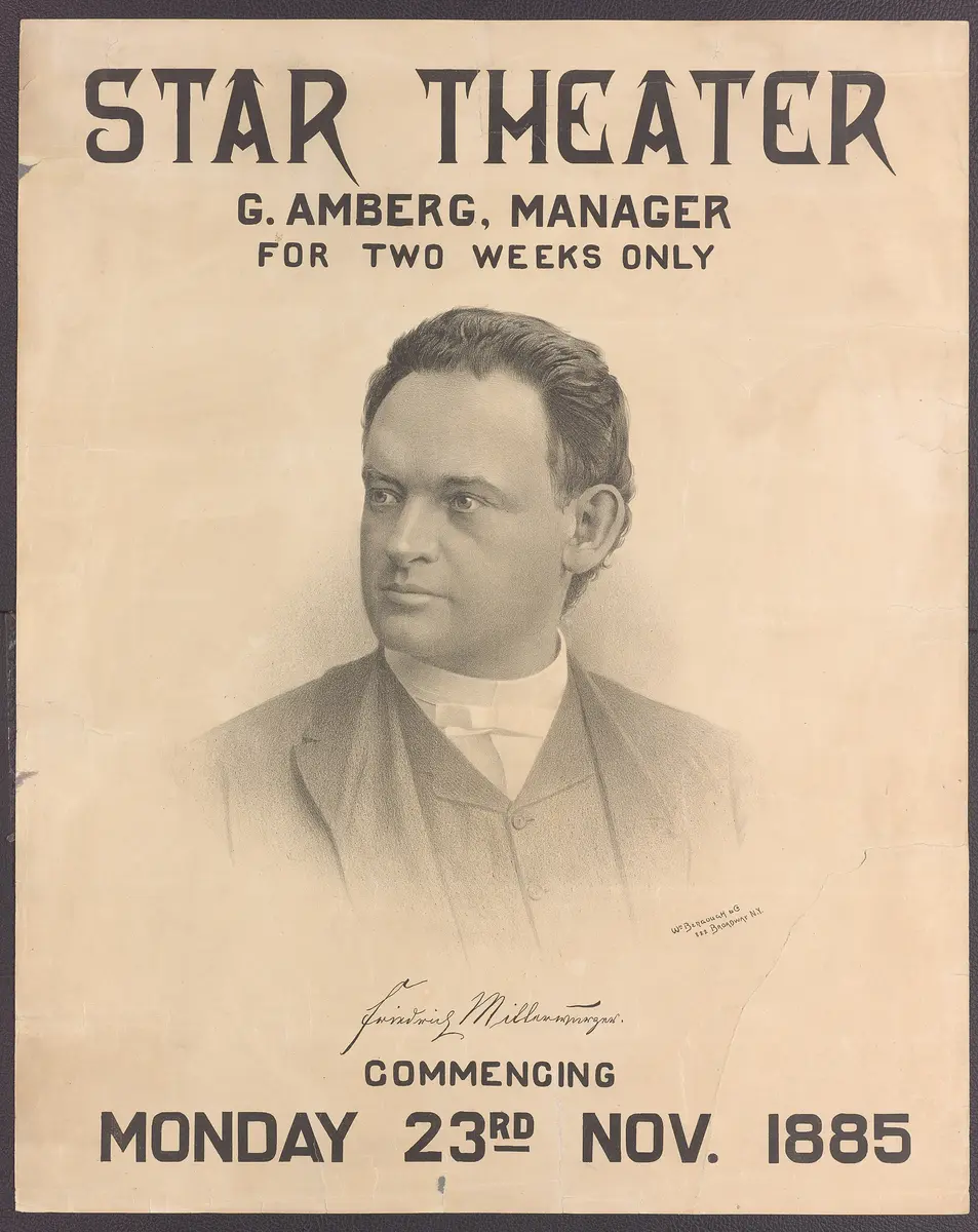 Friedrich Mitterwurzer, Titel in Vorlageform: Star Theater