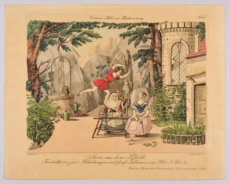 Der Kobold, Titel der Serie: Costume-Bild, Name der Zeitschrift: Wiener Theaterzeitung