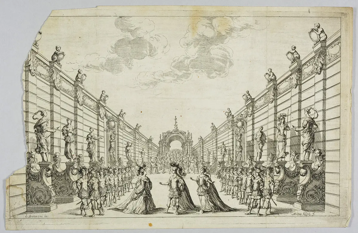 Il Ratto delle Sabine, Titel in Vorlageform: ll ratto delle Sabine. Drama per musica nell giorno natalizio della S. C.R. Mta dell'Imperatore Leopoldo, Per Comando della S. C.R. Mta dell'Imperatrice Claudia [...], Alternativtitel: Die Entraubung der Sabinen