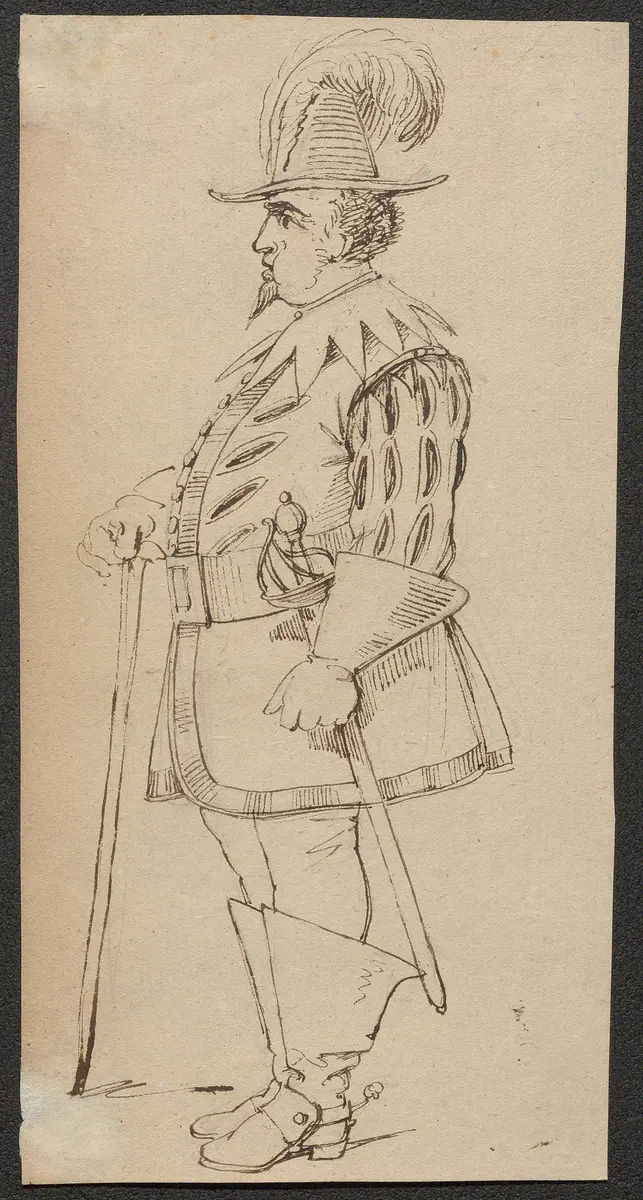 Preciosa, Alternativtitel: Preziosa, Titel der Serie: Figurinen des k.k. Hof-Burgtheaters