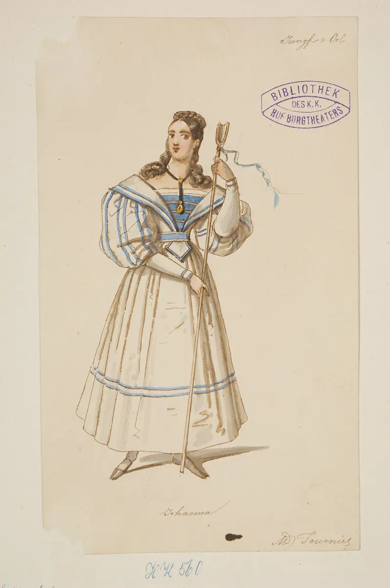 Die Jungfrau von Orleans, Titel der Serie: Figurinen des k.k. Hof-Burgtheaters