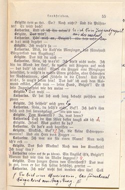 Landfrieden. Deutsche Komödie in drei Aufzügen