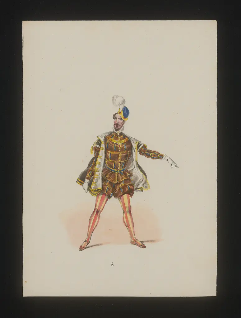 Manfred Herzog von Ferrara, Weiterer Titel: Verschiedene Costume, Titel der Serie: Neue Costume-Sammlung verschiedener Zeiten und Nationen