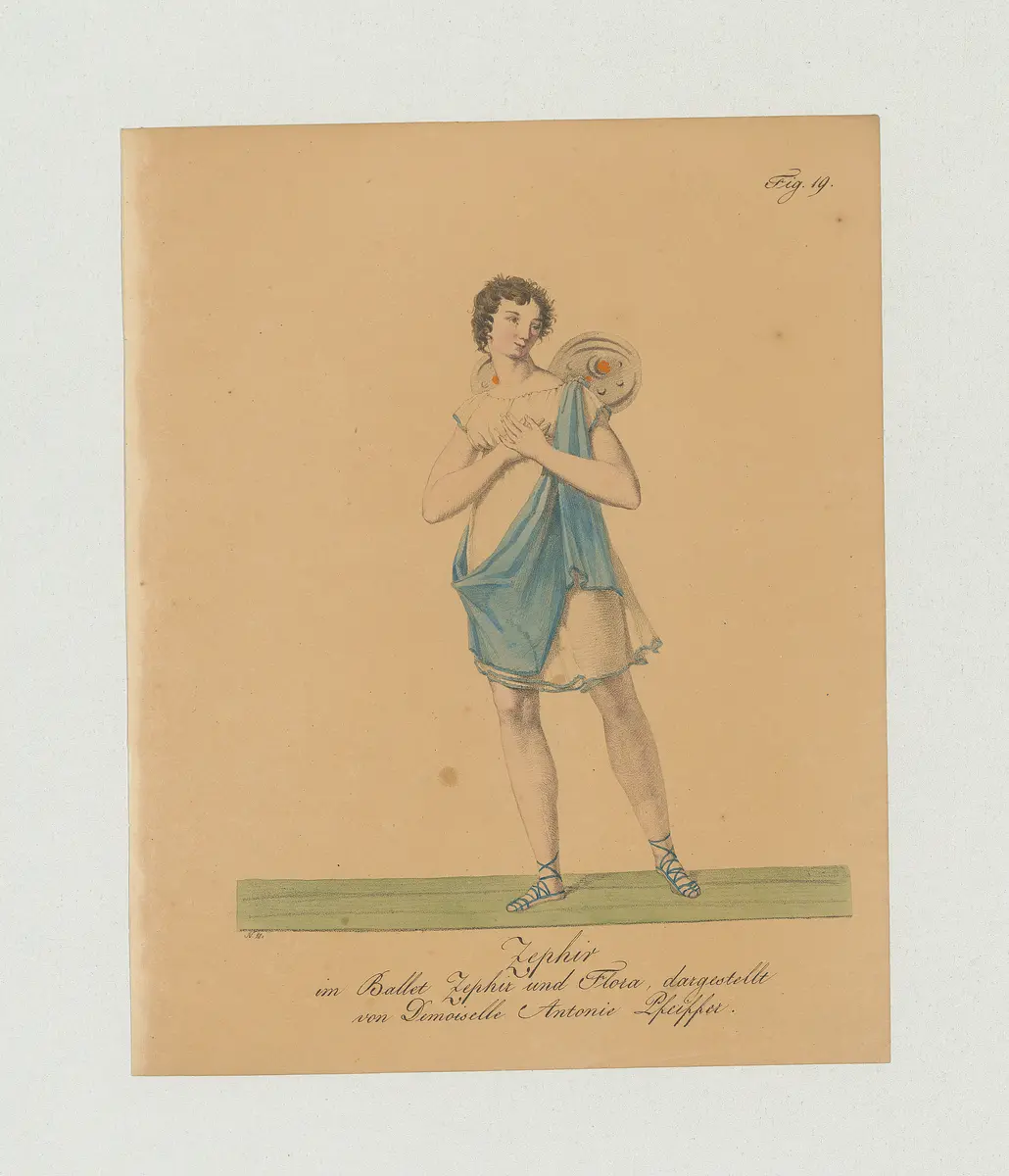 Antonie Pfeiffer, Name der Zeitschrift: Münchner Theater-Journal, Verweis auf Stücktitel: Zephir und Flora