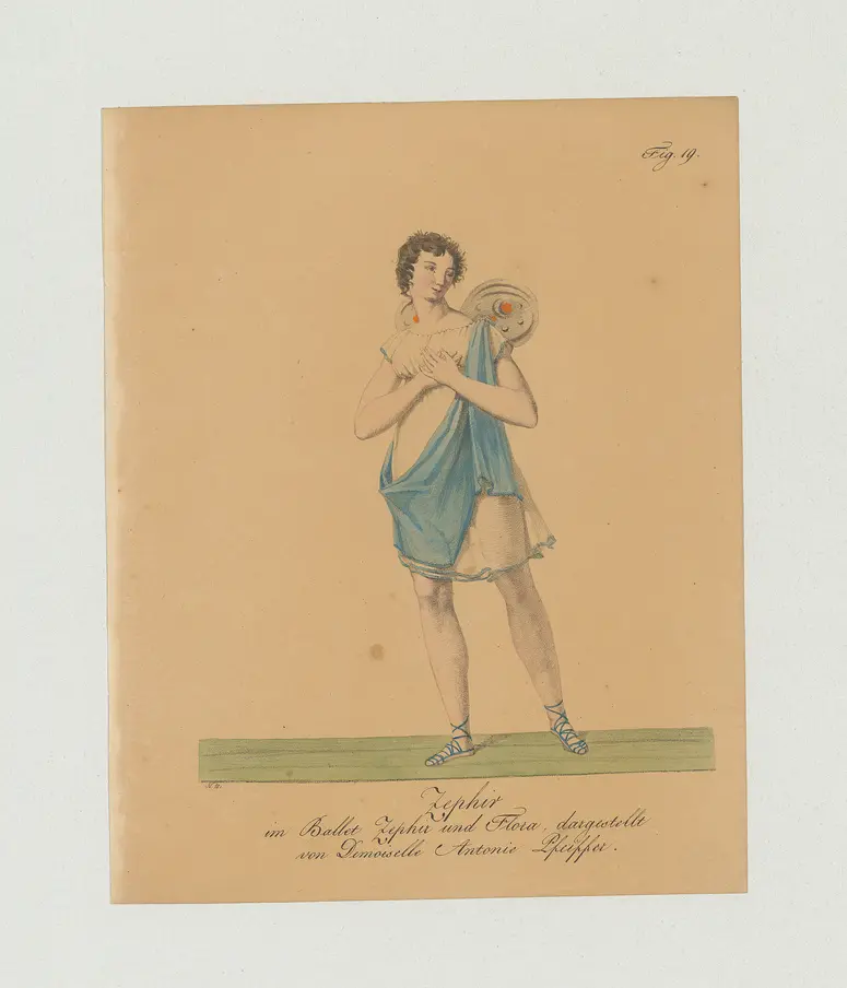 Antonie Pfeiffer, Name der Zeitschrift: Münchner Theater-Journal, Verweis auf Stücktitel: Zephir und Flora