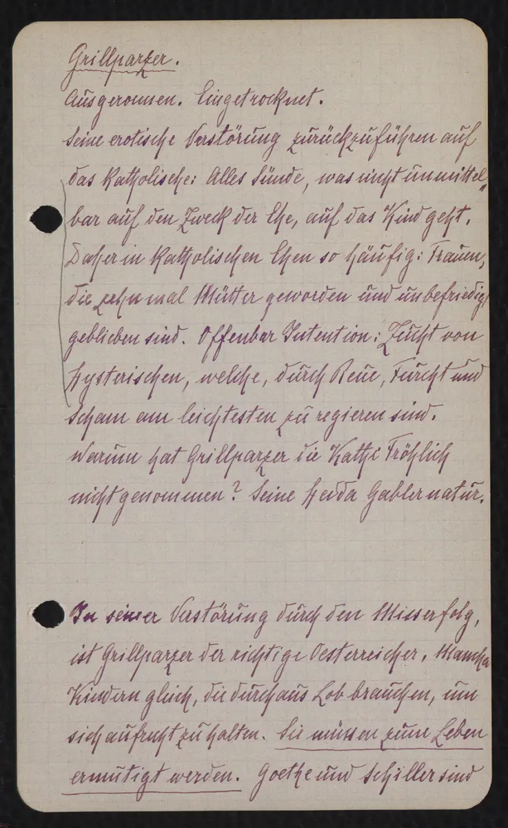 Skizzenbuch I / Österreich I