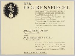 Der Figurenspiegel, Verweis auf Stücktitel: Der Drachentöter, Verweis auf Stücktitel: Weihnachtsspiel