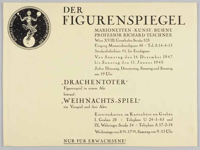 Der Figurenspiegel, Verweis auf Stücktitel: Der Drachentöter, Verweis auf Stücktitel: Weihnachtsspiel