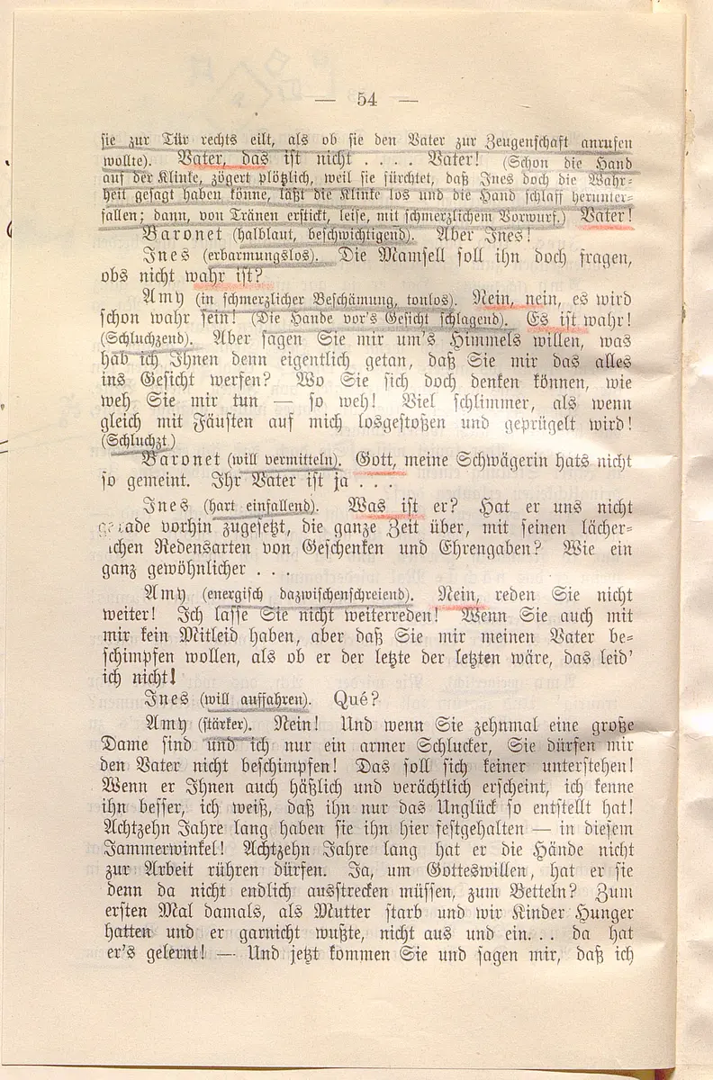Klein Dorrit. Lustspiel in drei Akten