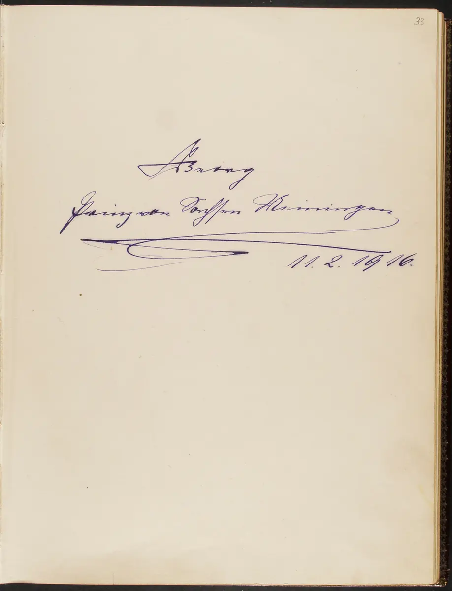 Gästebuch. Atelier Franz-Xaver Setzer, Wien