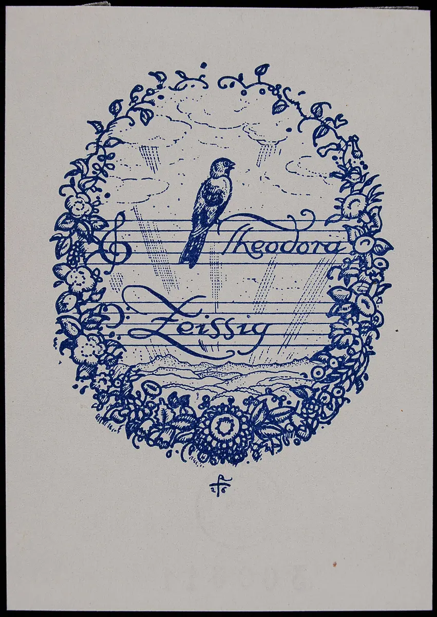 Exlibris Theodora Zeissig
