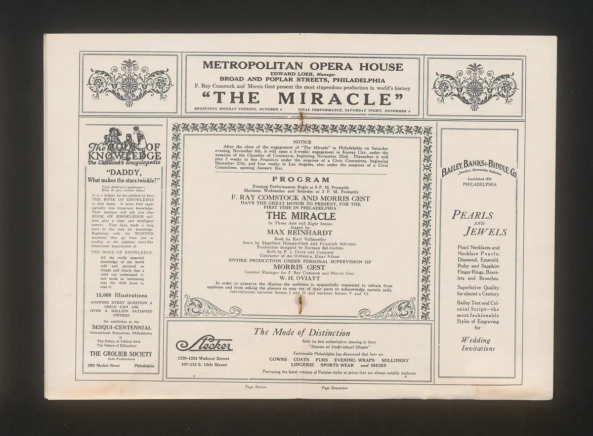 Das Mirakel (The Miracle)