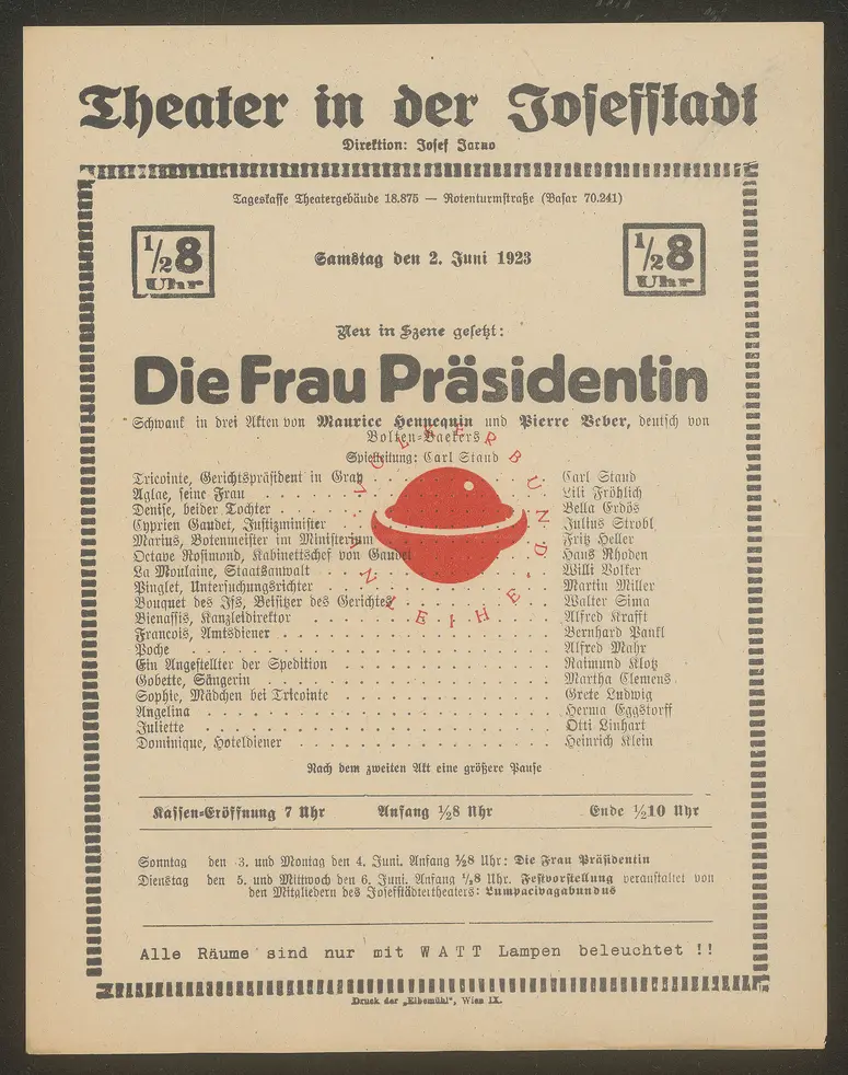 Die Frau Präsidentin