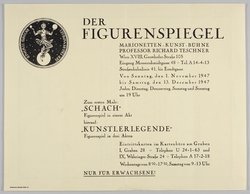 Der Figurenspiegel, Verweis auf Stücktitel: Schach, Verweis auf Stücktitel: Künstlerlegende
