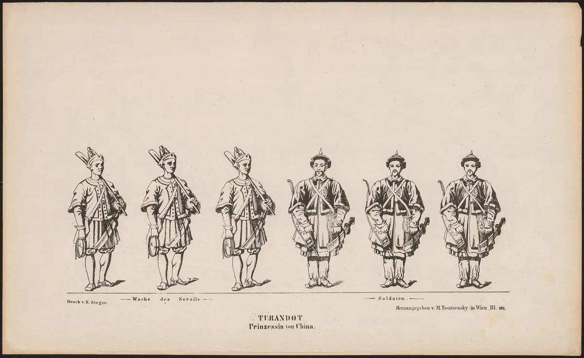 Turandot - Prinzessin von China, Titel der Serie: Trentsensky-Bogen, Titel der Serie: Großes Theater