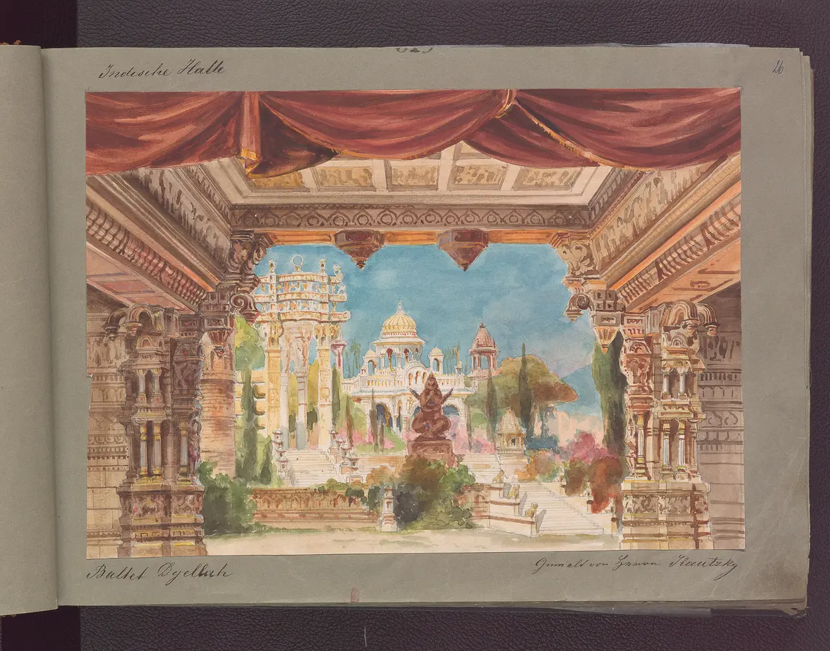 Dyellah, oder Die Touristen in Indien, Die Touristen in Indien
