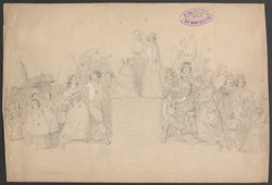 Das Lied von der Glocke, Titel der Serie: Figurinen des k.k. Hof-Burgtheaters