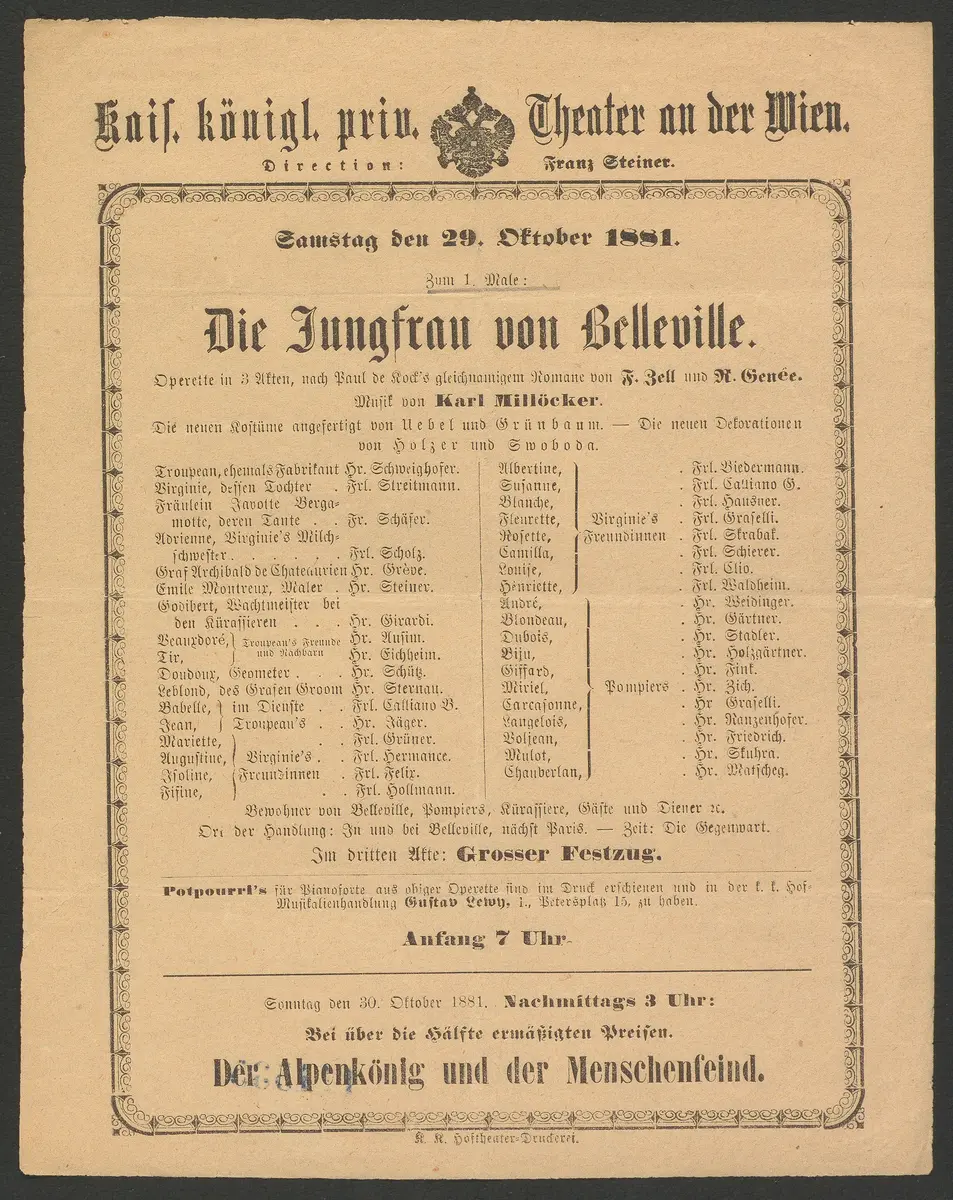 Die Jungfrau von Belleville