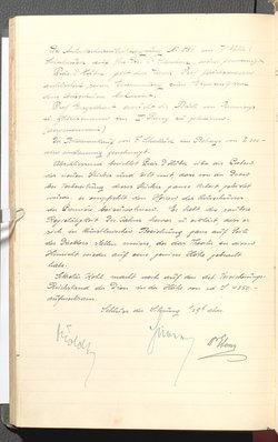 Protokolle der Ausschusssitzungen des Vereines des Deutschen Volkstheaters in Wien