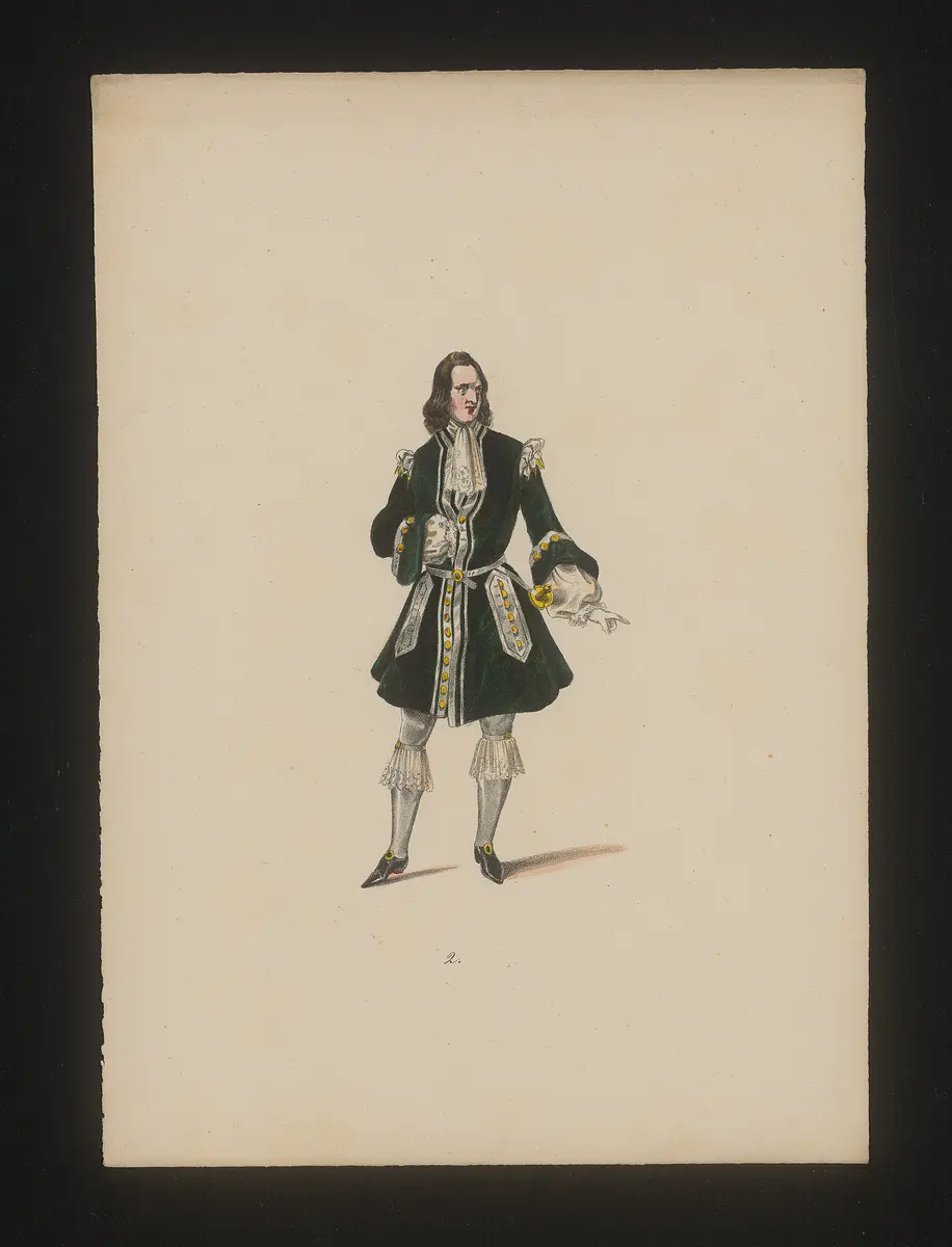 Das Glas Wasser, Titel der Serie: Neue Costume-Sammlung verschiedener Zeiten und Nationen