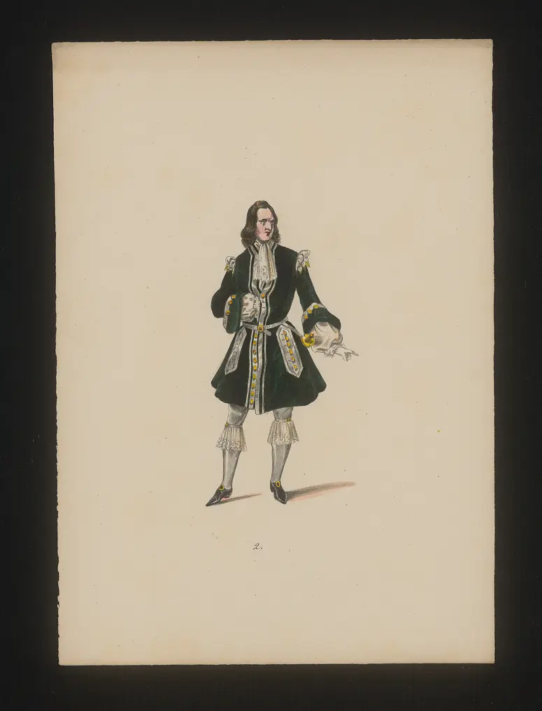 Das Glas Wasser, Titel der Serie: Neue Costume-Sammlung verschiedener Zeiten und Nationen