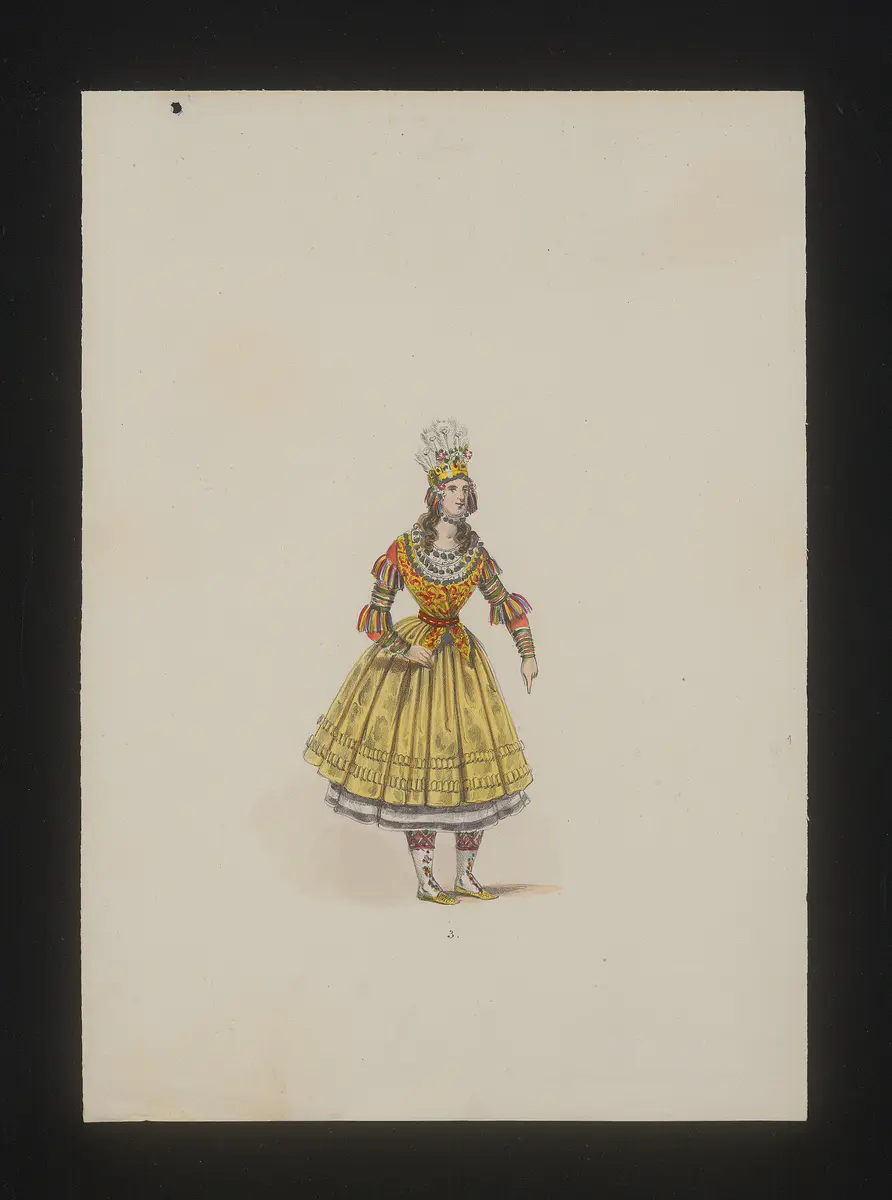 Slavonierin, Weiterer Titel: National Costume, Titel der Serie: Neue Costume-Sammlung verschiedener Zeiten und Nationen