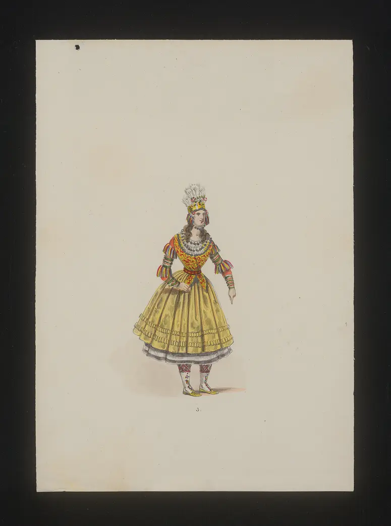 Slavonierin, Weiterer Titel: National Costume, Titel der Serie: Neue Costume-Sammlung verschiedener Zeiten und Nationen