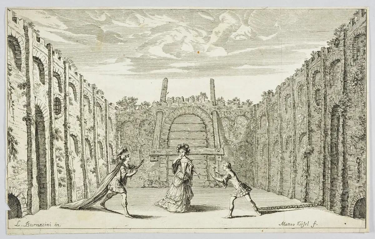 Il Ratto delle Sabine, Titel in Vorlageform: ll ratto delle Sabine. Drama per musica nell giorno natalizio della S. C.R. Mta dell'Imperatore Leopoldo, Per Comando della S. C.R. Mta dell'Imperatrice Claudia [...], Alternativtitel: Die Entraubung der Sabinen