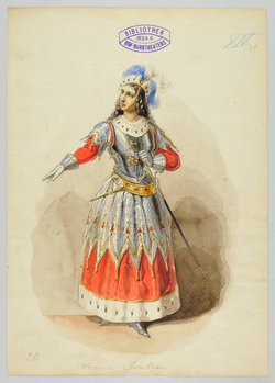 Die Jungfrau von Orleans, Titel der Serie: Figurinen des k.k. Hof-Burgtheaters