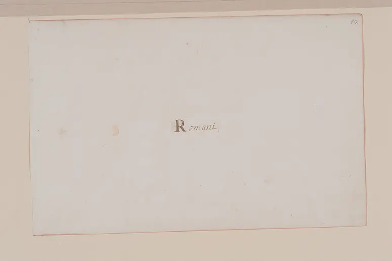 Romani, Titel der Serie: Maschere
