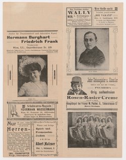 Budapester Orpheum-Gesellschaft, Sonntagsruhe im Bureau, Optische Täuschung, Das Kind von Heute